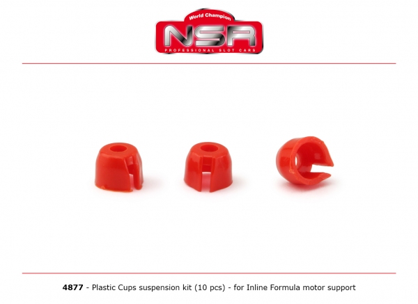 Befestigung für Motorhalter  (10Stück) für Aufhängungssatz - Reihenmotorträger 128x für Formula  NSR 4877